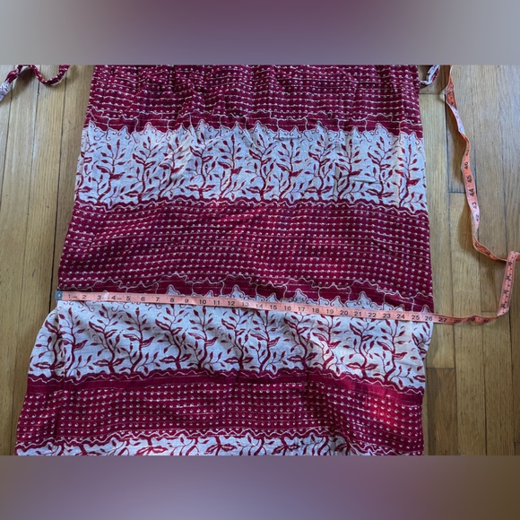 70s Vintage Gauze Cotton Hippy Boho Dress - Picture 3 of 5